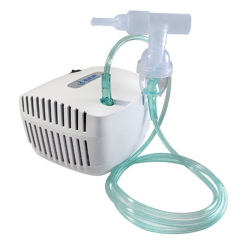 Quiet Nebulizer Compressor with Disposable Kit - Fast & Portable Aerosol Treatment