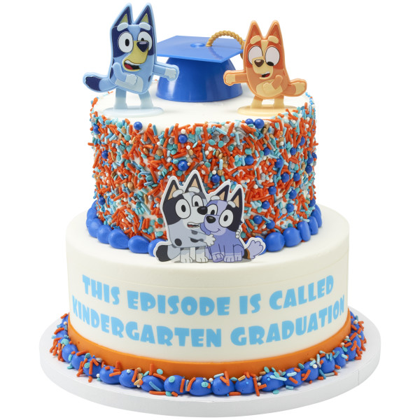 Blue Grad Cap With Tassel