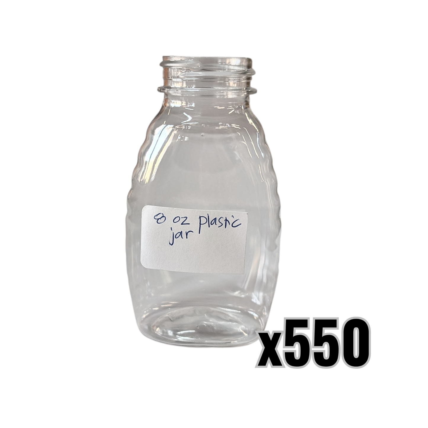 8 oz Plastic Classic Honey Jars