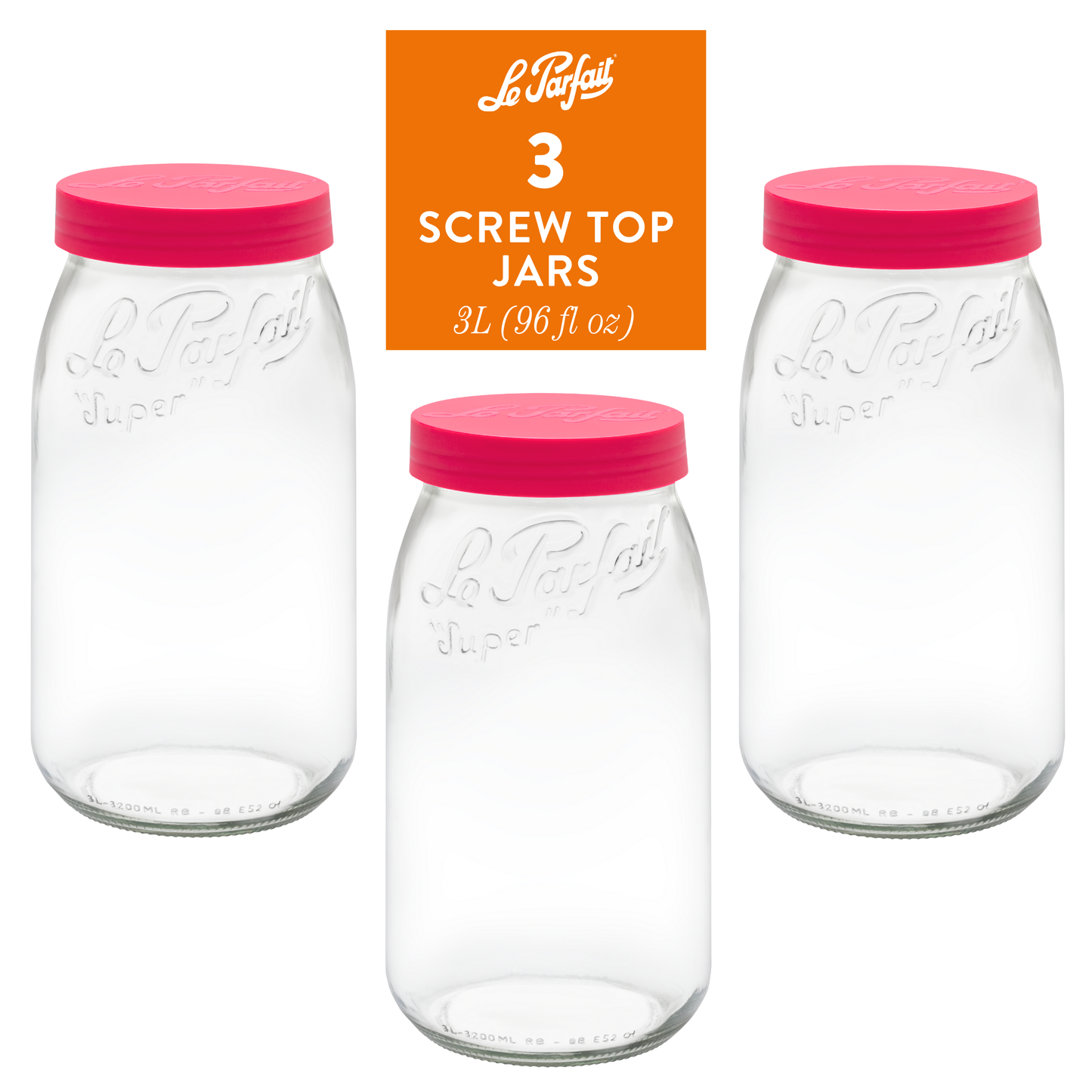 Le Parfait Screw Top Jars