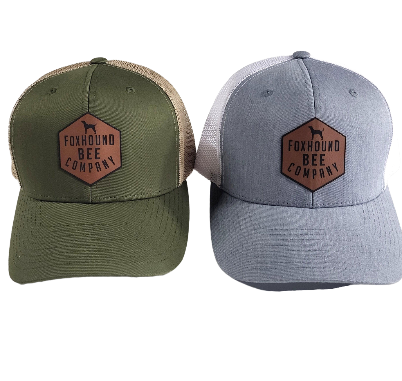 Leather Patch Trucker Hat