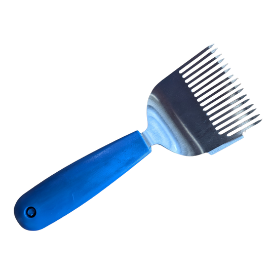 Uncapping Scratcher with Rubber Handle