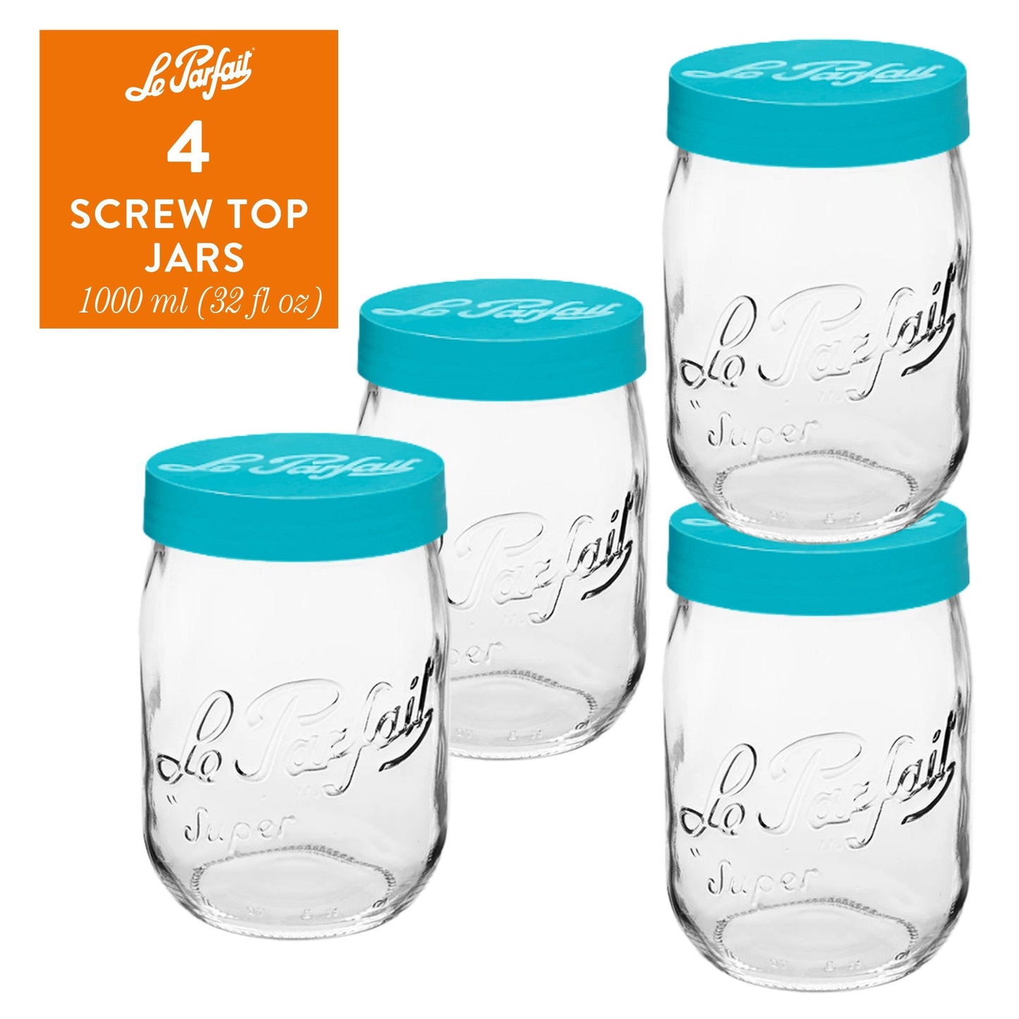 Le Parfait Screw Top Jars