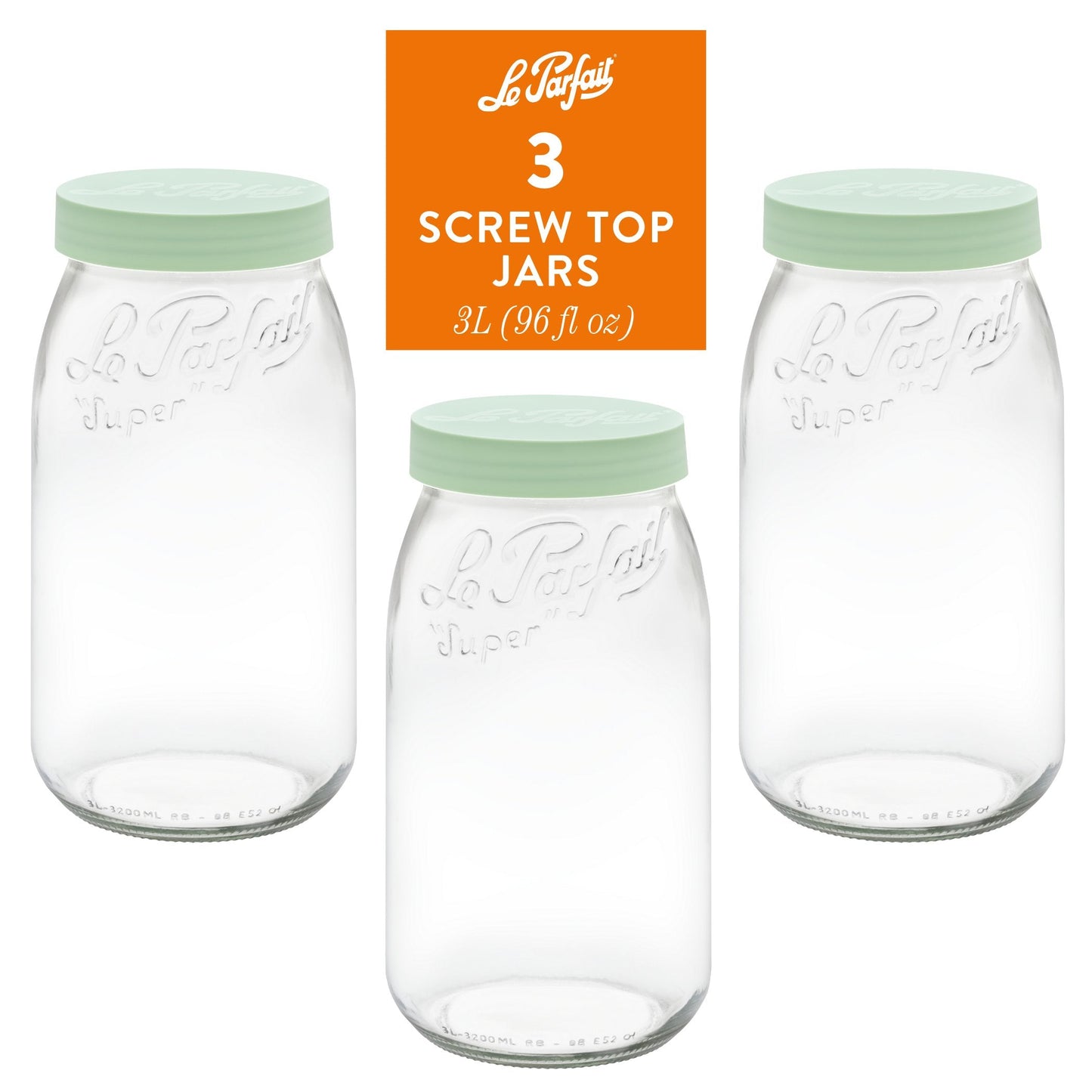 Le Parfait Screw Top Jars