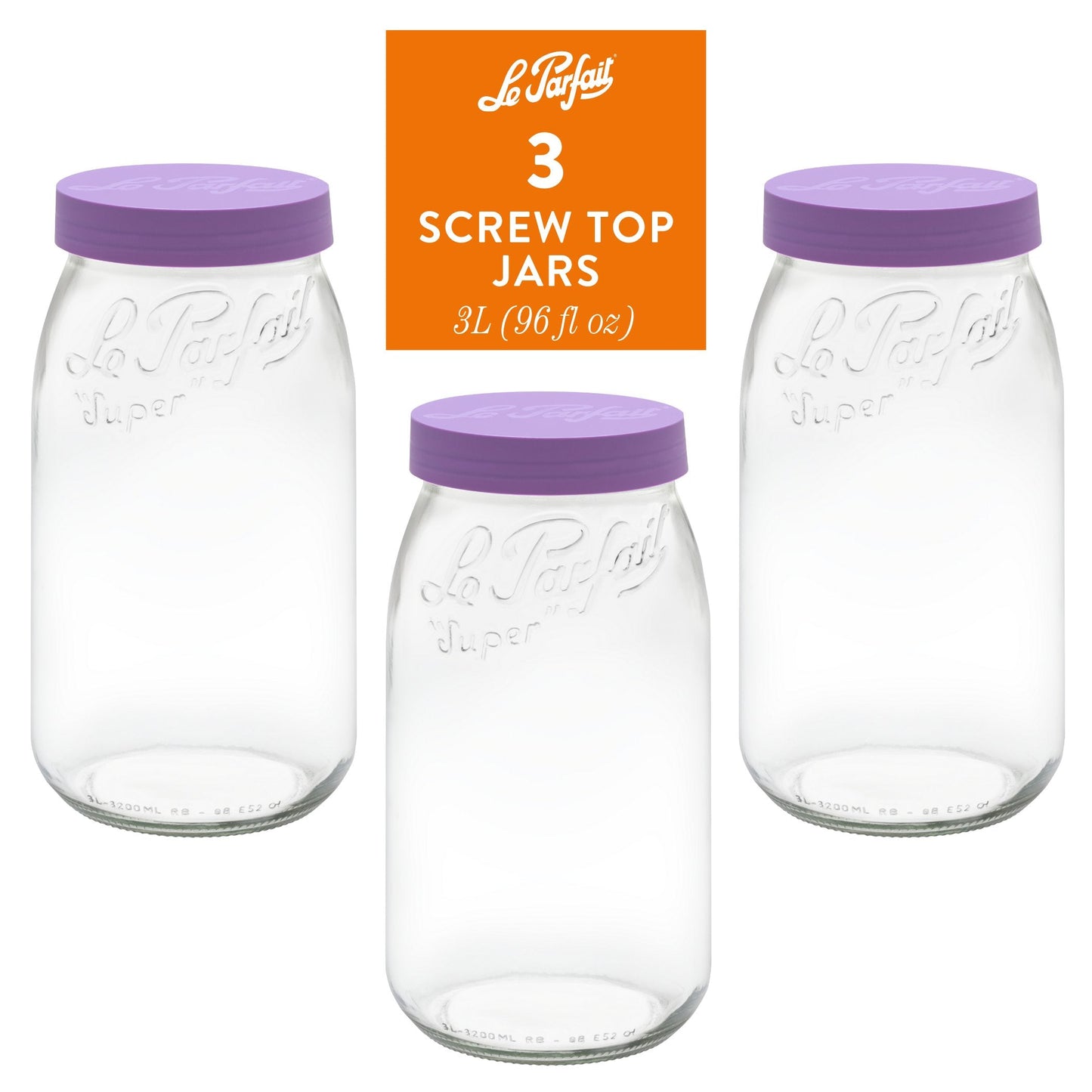 Le Parfait Screw Top Jars