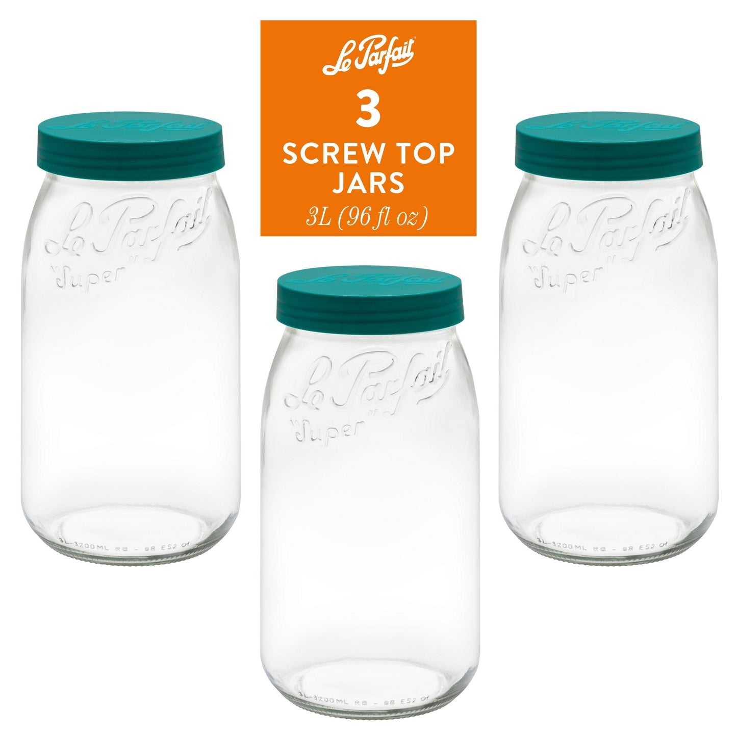 Le Parfait Screw Top Jars