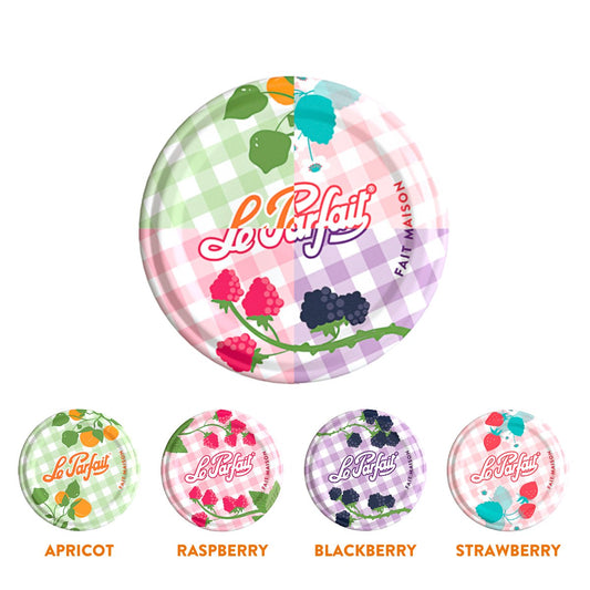 Le Parfait - Twist Lids 82mm (Set of 6)
